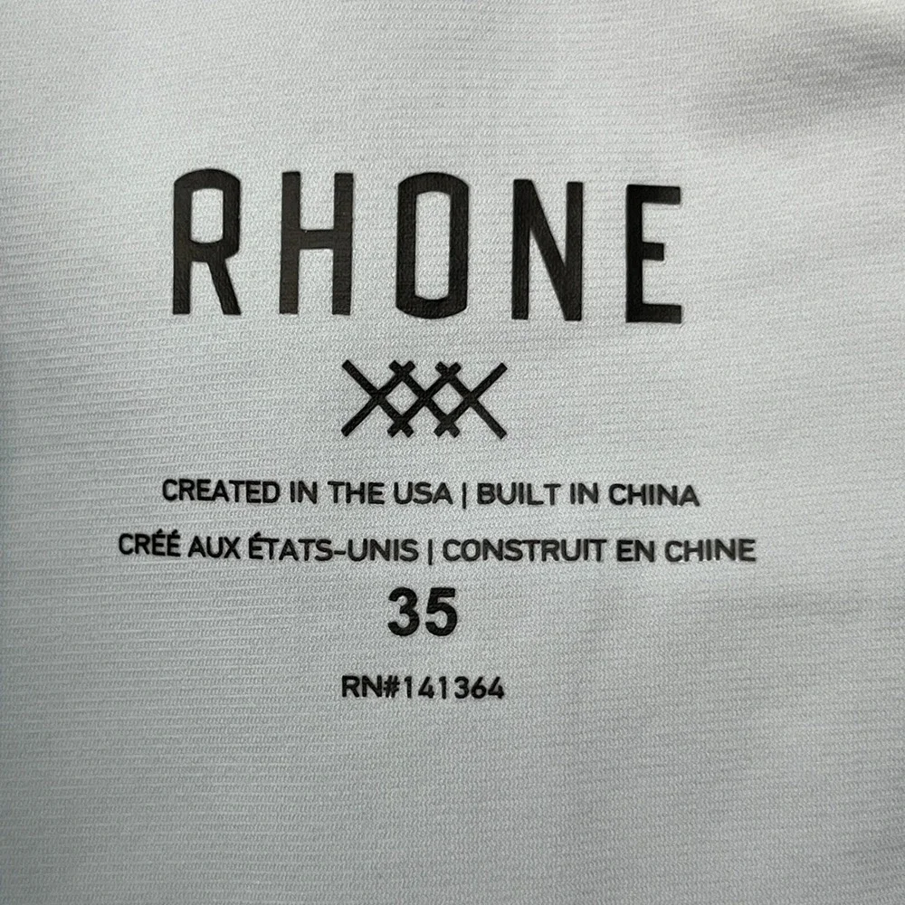 Rhone Shorts Mens 35 Gray Commuter Golf Stretch Lightweight Vented Performance